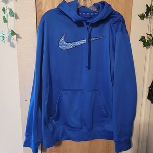 Nike hoodie size large *blue*
